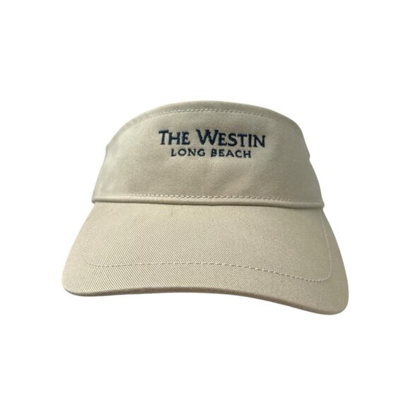 The Westin Long Beach California Golf Tennis Visor Hotel Resort Unisex Tan Ahead - Picture 1 of 9